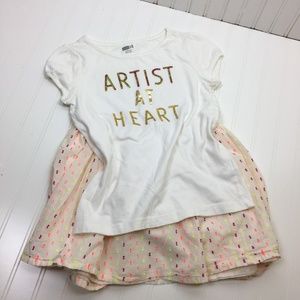 Crazy 8 Outfit Artist Shirt and skirt